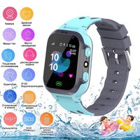 Montre connectée pour enfants Z1 avec GPS LBS, écran tactile, carte SIM, appels téléphoniques, étanche, avec caméra