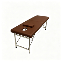 Lit de massage moderne en métal/acier inoxydable, lit de spa et de beauté pour salons, hôtels, gymnases et salles de bain à prix réduits