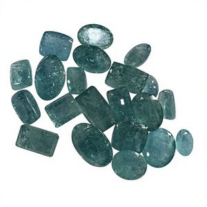 TASBIYA GEMS Aguamarina Natural 30-100 Quilates, Corte Esmeralda/Ovalado/Pera, Certificación de Terceros, Gemas Sueltas Pulimentadas para Joyería - Product Image 2
