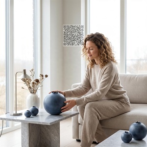 Arándanos Artificiales Gigantes de Espuma, Fruta Falsa de Gran Tamaño para Exhibición Visual, Fruta Artificial Grande para Decoración Moderna de Hoteles - Product Image 6