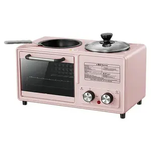 Neue 3-in-1-4-in-1-Frühstücksmaschine Multifunktion aler Elektro ofen Brot Pizza Kuchen maschine Toaster