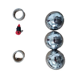 Ensemble de balles de boccia | Jeu de 3 balles de boccia dans un sac de transport avec logos personnalisés | Jeu de boules - Product Image 4