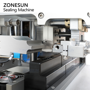 ZONESUN ZS-FK003U Semi-automatic Monodose <b>Strip</b> Tube Cosmetic Ultrasonic Aluminium <b>Plastic</b> Soft Tube Sealing Cutting Machine - Product Image 3