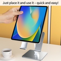Support de tablette pliable et réglable en acier carbone iDock Portable