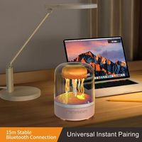 Prix usine méduse plus récent intérieur lumière LED verre Bluetooth stéréo Surround lampe haut-parleur