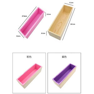 Moule à glace rectangulaire en <span class=keywords><strong>silicone</strong></span> alimentaire pour la cuisson, le savon, le fromage - Outil de cuisine antiadhésif - Product Image 5