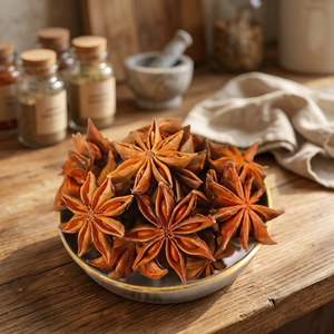 Nouvelle Récolte d'Anis Étoilé Entier d'Automne - Épices Séchées Brutes en Vrac & Fournisseur Direct d'Assaisonnements du Centre d'Épices de Chine - Product Image 1