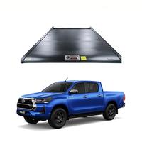 Couvercle de couvercle de tonneau sur mesure pour Toyota Hilux Revo Pickup couvercle de volet roulant en aluminium couverture de lit étanche