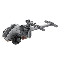 Briques minces militaires, figurines de lutteurs nains MOOXI, armes et armures, ensembles de blocs armés, jouets de construction, figurines d'action d'anime