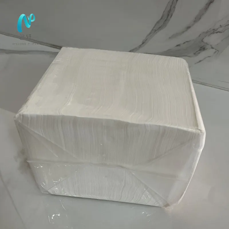 MingXuan manufacture Custom Paper Napkins beverage napkins for restaurant black napkins with logo black tissue