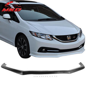 Alerón Delantero Estilo CS para Honda Civic Sedán 13-15, Sin Pintar, PU de Alta Calidad, Accesorio Exterior - Product Image 1