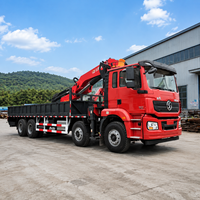 Grue à flèche articulée montée sur camion de 14 tonnes SQ560ZB6+1 |   360 °   Lève-charge hydraulique pliable pour camions lourds