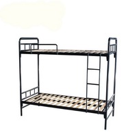 Offres Spéciales moderne, dortoir en métal pour 2 personnes avec lits jumeaux et lits superposés noirs pour enfants et adultes avec escaliers.