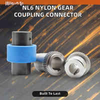 Accouplement à manchon flexible en nylon à dents internes, type NL6, compatible, en acier, alésage 30 mm, 5000 tr/min, pour moteur de pompe hydraulique