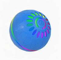 Elektrischer Intelligenter Plastik-Hüpfball für Haustiere Automatisches LED-Hunde-Interaktionsspielzeug Wiederaufladbar mit Hinderniserkennung
