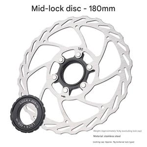 180mm paslanmaz çelik altı Pin dağ bisikleti yağı FREN DİSKİ fren balatası bisiklet fren - Product Image 6
