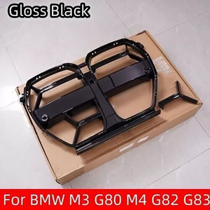 Griglia Paraurti Anteriore per BMW M3 G80 M4 G82 G83 2020-2023 Stile V/CS Ricambi <span class=keywords><strong>Auto</strong></span> Nero Lucido Effetto Carbonio - Product Image 4