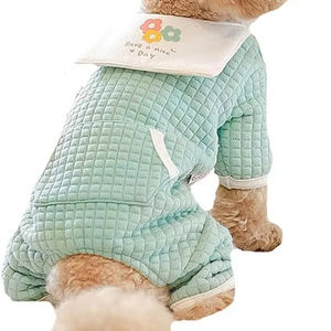 קטטה תרמית onesie לכלבים כלבים חורפי בגד חיית מחמד עבור שנזר יורקי צ 'יוואווה וחיות מחמד בעל ארבע רגליים - Product Image 1