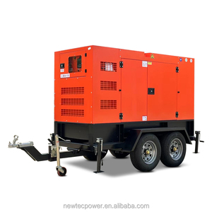 Trailer Type 30kw 40kw 50kw <b>Generator</b> Set With Cumins Engine 40kva 50kva 60kva Silent <b>Generator</b> - Product Image 2