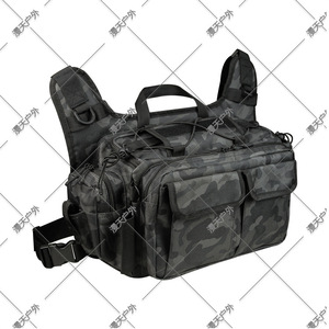Bolsa de pesca, bolso de hombro táctico de camuflaje, tela Oxford multiusos, 31,6x18,3x36,3 cm, para pesca en el mar, para hombre - Product Image 5