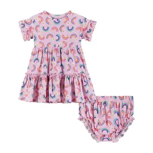 Extra Discount Customize Design Babys Dresses Children's Clothing Wholesale Baby Girl Dresses