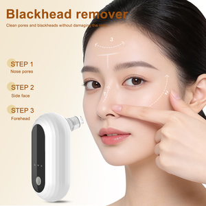 Extracteur de points noirs électrique en plastique, 4 têtes, aspirateur, nettoyant facial, massage, fonction de lifting, instrument de beauté de la peau, utilisation du nez - Product Image 2