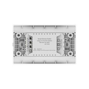 Interruptor inteligente Tuya de diseño de clic de ratón, 2 ganglios 3 vías, Zigbee Neutral, control de ventilador y luz, compatible con Alexa y Google Home, OEM ODM - Product Image 5