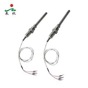 جهاز استشعار Haichen 3 سلك بسيط <span class=keywords><strong>RTD</strong></span> <span class=keywords><strong>PT100</strong></span> PT500 PT1000 مع جهاز استشعار Thermowell - Product Image 1