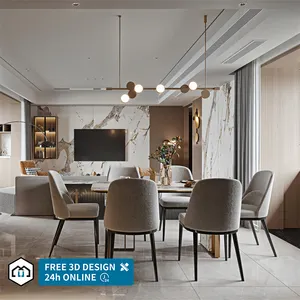 Luxus Wohnzimmer Innendekoration 3D Rendering Service Majlis Innen architektur für Haus
