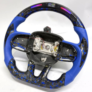 Volant en fibre de carbone forgée pour <span class=keywords><strong>Dodge</strong></span> Charger Challenger Hellcat Charger Durango SRT <span class=keywords><strong>RT</strong></span> GT, accessoires de voiture - Product Image 2