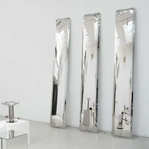 Dikalan designer creativo art mirror acciaio inossidabile art wall hanging villa restaurant decorazione murale specchio specchio a figura intera
