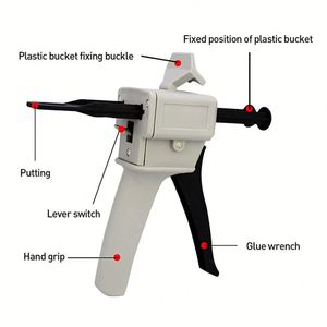 50ml 10:1 Pistola epoxi de doble cartucho Pistola dispensadora de adhesivo <span class=keywords><strong>Dispensador</strong></span> de mezcla de impresión - Product Image 3