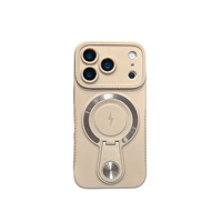 IPhone17promax TPU étui de téléphone à anneau magnétique étui de protection antichoc souple à couverture complète avec support