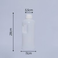 Bouteille en plastique jetable de 1,5 L pour jus et lait, vente en gros personnalisée, bidon vide pour détergent, yaourt, confiture, purée, emballage, directement de l'usine