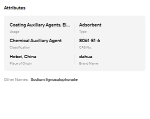 Lignosulfonate de sodium de qualité supérieure en gros CAS 8061-51-6 Dispersant haute performance PH 3.5 Auxiliaire textile - Product Image 6