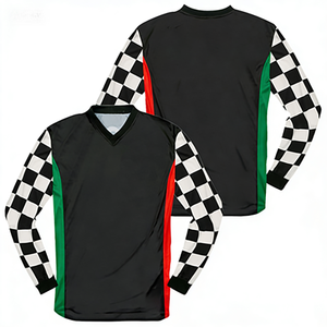 Maglia Personalizzata a Maniche Lunghe per Motocross da Uomo, Traspirante e ad Asciugatura Rapida, Abbigliamento per Moto Fuoristrada, Downhill, MTB, Maglia da Gara OEM per Team - Product Image 6