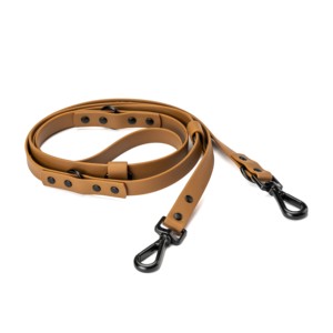 Conjunto de correa de <span class=keywords><strong>collar</strong></span> de perro con aspecto de cuero recubierto de PVC resistente a la intemperie resistente al agua - Product Image 1