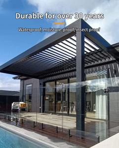 आसान असेंबली प्रीफैब्रिकेटेड एल्यूमीनियम मिश्र धातु उद्यान पैवेलियन - Product Image 3