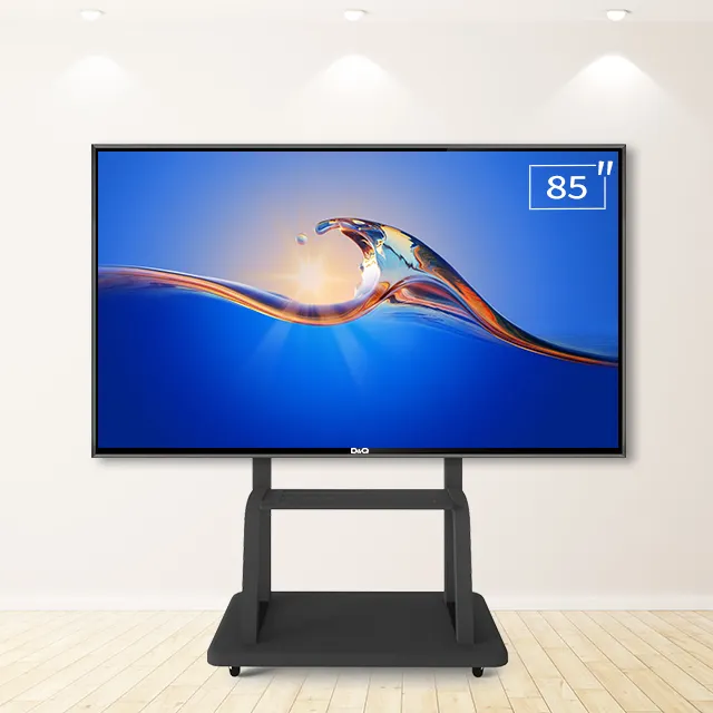 DQ 2023 new product big size large smart TV cost-effective factory outlet anti-explosion diamond quality 55 65 75 85 inch