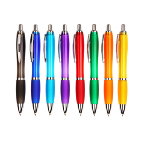 Venta caliente bolígrafo barato color simple glaseado pluma promoción regalo bolígrafo logotipo impreso bolígrafo de plástico - Product Image 4