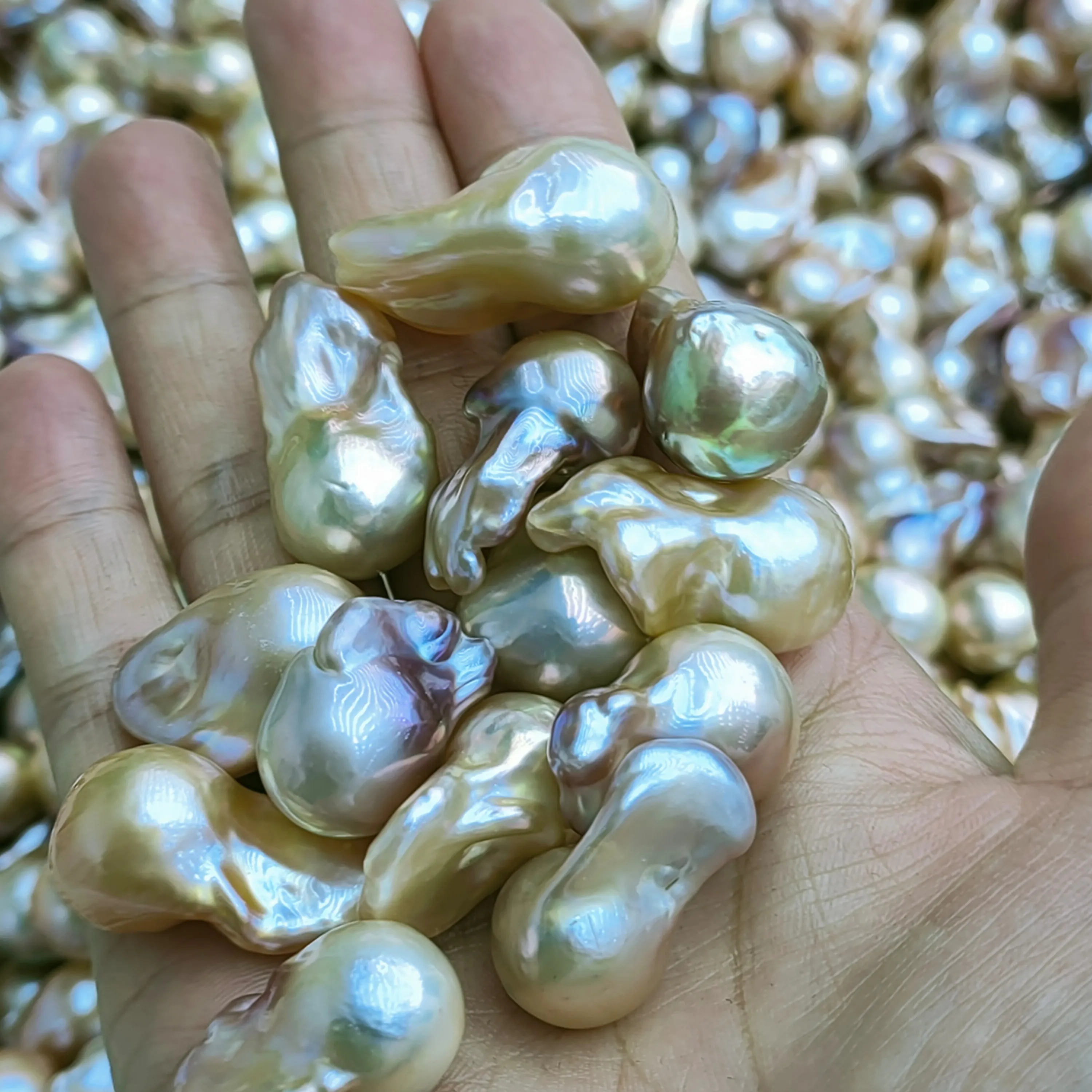Factory direct high-quality baroque pearl freshwater large pearls loose beads can be used for jewelry making