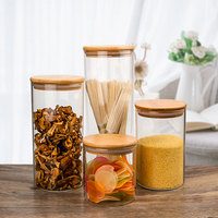Beste Kopen Vruchten Koffie Thee Honing Jar Voedsel Opslag Fles Jar Container 200Ml Glas Voedsel Jar