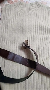 Conjunto de Dos Piezas de Punto para <span class=keywords><strong>Mujer</strong></span>, Diseño Nuevo de Primavera-Otoño 2025, Top <span class=keywords><strong>Blanco</strong></span> de Manga Larga, <span class=keywords><strong>Chaleco</strong></span> de Punto Holgado - Product Image 6