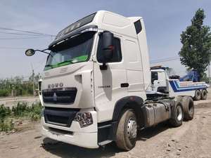 Tracteur Howo T7 d'occasion, poids lourd, tête de remorque 10 roues, camion 6x4 - Product Image 4