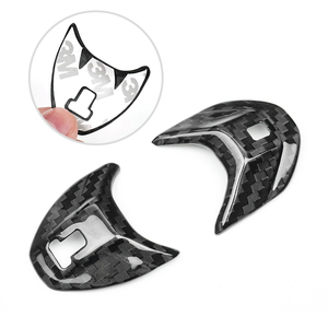 Autocollant de bouton de vitesse central en fibre de carbone pour <span class=keywords><strong>Corvette</strong></span> C8 (20-24) - Product Image 6