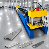 Machine de fabrication de panneaux d'échafaudage entièrement automatique 2026, machine de poinçonnage et de formage de crochets pour planches de marche, pour échafaudages de construction