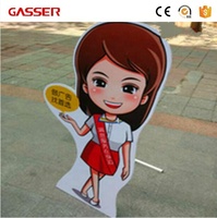 Standee en carton grand format sur mesure pour anime, vente en gros, OEM pour les détaillants