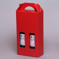 Emballage en carton ondulé personnalisé bouteille de bière de liqueur porte-bouteille de vin rouge boîtes de transport de boissons personnalisées