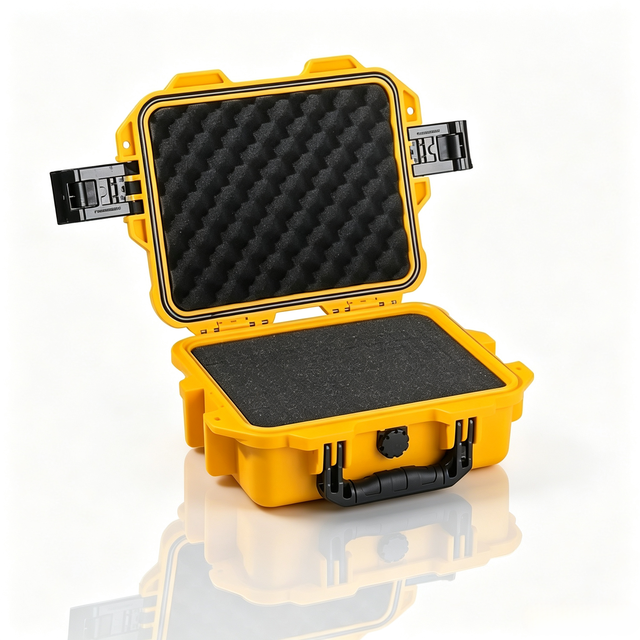 Waterproof Heavy Duty Hard Plastic Carry case with Foam for Protecting Hard Disk and Small Electronics