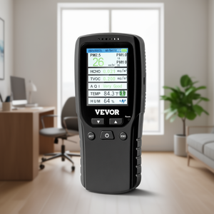 Monitor de Calidad del Aire Vevor 8 en 1, PM2.5, PM1.0, TVOC, Temperatura Interior y Exterior, Humedad, Pantalla LCD, Probador Profesional - Product Image 2